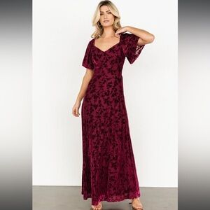 Baltic Born Everly Velvet Maxi Dress 3X